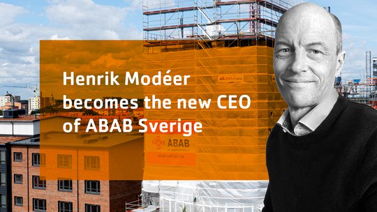 Henrik Modéer appointed CEO of ABAB Sverige